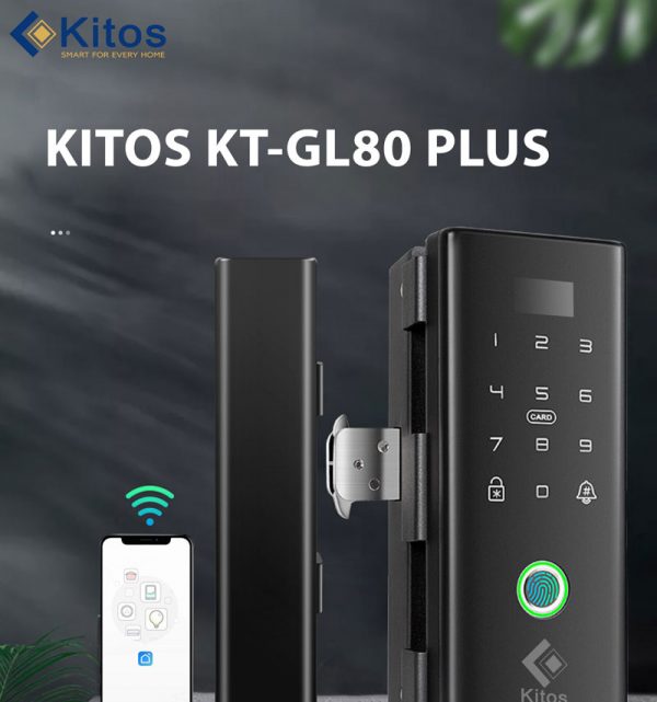 Khóa vân tay cửa kính Kitos KT-GL80
